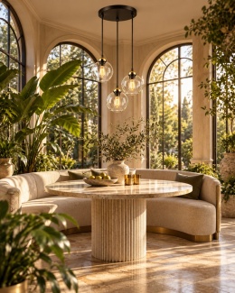 Lampa wisząca 3xE27 MIRAGE BLACK/GOLD