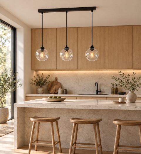 Lampa wisząca 3xE27 MIRAGE BLACK