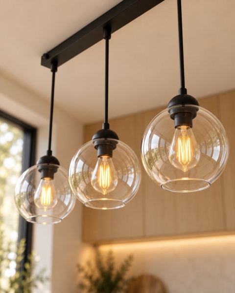 Lampa wisząca 3xE27 MIRAGE BLACK
