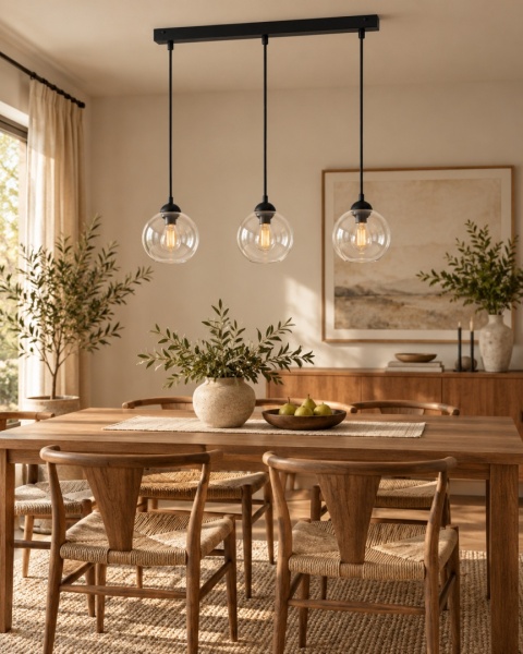 Lampa wisząca 3xE27 MIRAGE BLACK