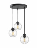 Lampa wisząca 3xE27 MIRAGE BLACK