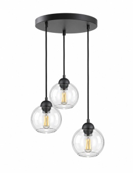 Lampa wisząca 3xE27 MIRAGE BLACK