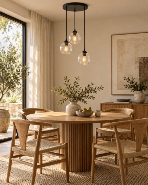 Lampa wisząca 3xE27 MIRAGE BLACK