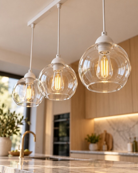 Lampa wisząca 3xE27 MIRAGE WHITE