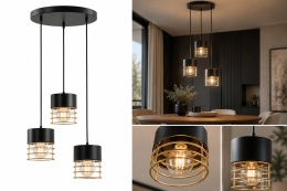 Lampa wisząca 3xE27 ROYAL