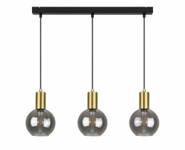 Lampa wisząca 3xE27 SUPRA BLACK/GOLD