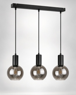Lampa wisząca 3xE27 SUPRA BLACK