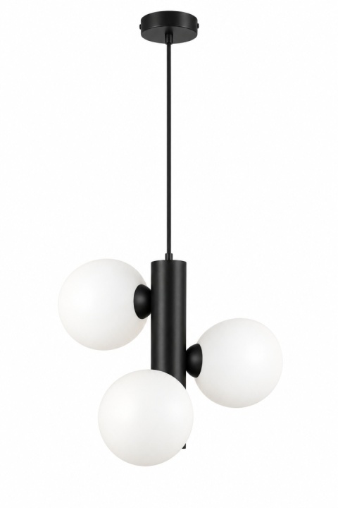 Lampa wisząca 3xE27 TUBE BLACK/WHITE
