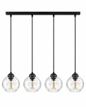 Lampa wisząca 4xE27 MIRAGE BLACK