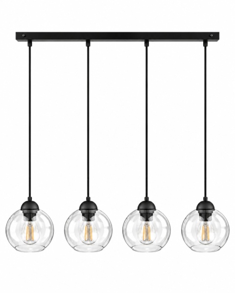 Lampa wisząca 4xE27 MIRAGE BLACK