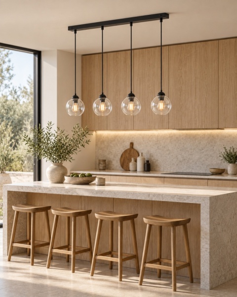 Lampa wisząca 4xE27 MIRAGE BLACK