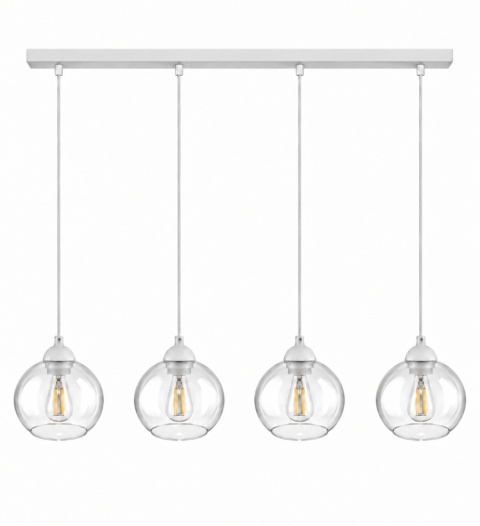 Lampa wisząca 4xE27 MIRAGE WHITE