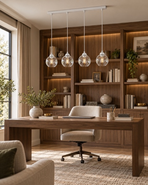 Lampa wisząca 4xE27 MIRAGE WHITE