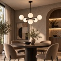 Lampa wisząca 6xE27 Kaliope White