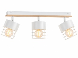 Ceiling Lamp 3xE27 CASA WHITE/WOOD