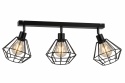 Spot 3xE27 FOSKAL BLACK