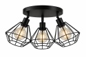Spot 3xE27 FOSKAL BLACK
