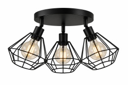 Spot 3xE27 FOSKAL BLACK