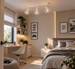 Spot 3xE27 FOSKAL WHITE