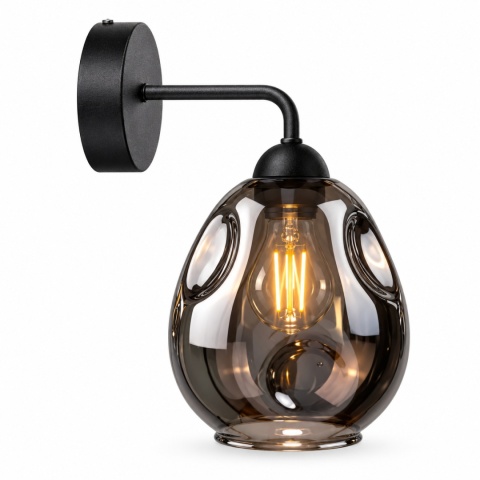 Kinkiet 1xE27 LOKI BLACK