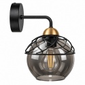 Kinkiet 1xE27 MERA BLACK/GOLD