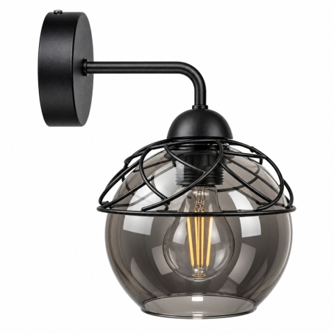 Kinkiet 1xE27 MERA BLACK