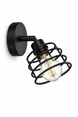 Kinkiet 1xE27 VIVA BLACK