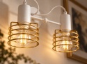 Kinkiet 2xE27 RUNE WHITE/GOLD