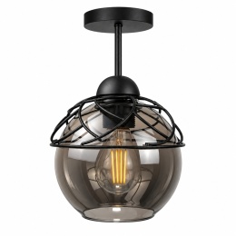 Lampa sufitowa 1xE27 MERA BLACK