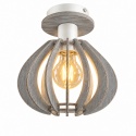 Lampa sufitowa 1xE27 NICOLETA GREY 830