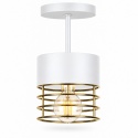 Lampa sufitowa 1xE27 ROYAL WHITE/GOLD