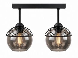 Lampa sufitowa 2xE27 MERA BLACK