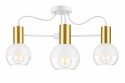 Lampa sufitowa 3xE27 ARNE WHITE/GOLD
