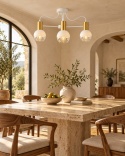 Lampa sufitowa 3xE27 ARNE WHITE/GOLD