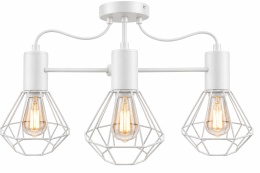 Lampa sufitowa 3xE27 LARS WHITE