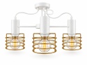 Lampa sufitowa 3xE27 RUNE WHITE/GOLD