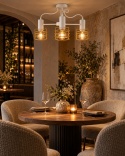 Lampa sufitowa 3xE27 RUNE WHITE/GOLD