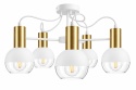 Lampa sufitowa 5xE27 ARNE WHITE/GOLD