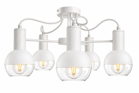 Lampa sufitowa 5xE27 ARNE WHITE