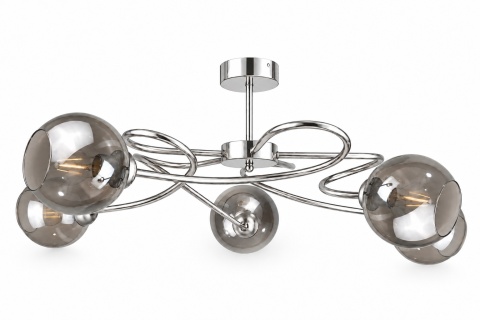 Lampa sufitowa 5xE27 BLOM SILVER