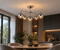 Lampa sufitowa 5xE27 ICE SILVER