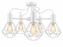 Lampa sufitowa 5xE27 LARS WHITE