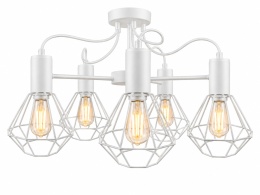 Lampa sufitowa 5xE27 LARS WHITE