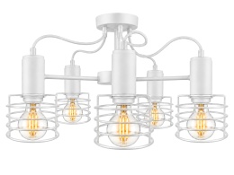Lampa sufitowa 5xE27 RUNE WHITE