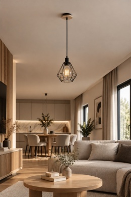 Lampa wisząca 1xE27 ATWOOD