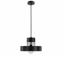 Lampa wisząca 1xE27 BOSSI BLACK