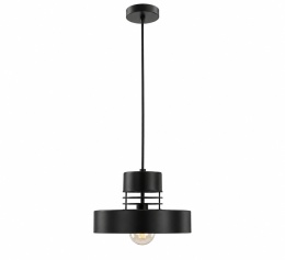 Lampa wisząca 1xE27 BOSSI BLACK