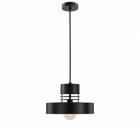 Lampa wisząca 1xE27 BOSSI BLACK