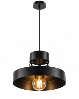 Lampa wisząca 1xE27 BOSSI BLACK