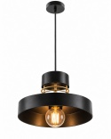 Lampa wisząca 1xE27 BOSSI GOLD/BLACK